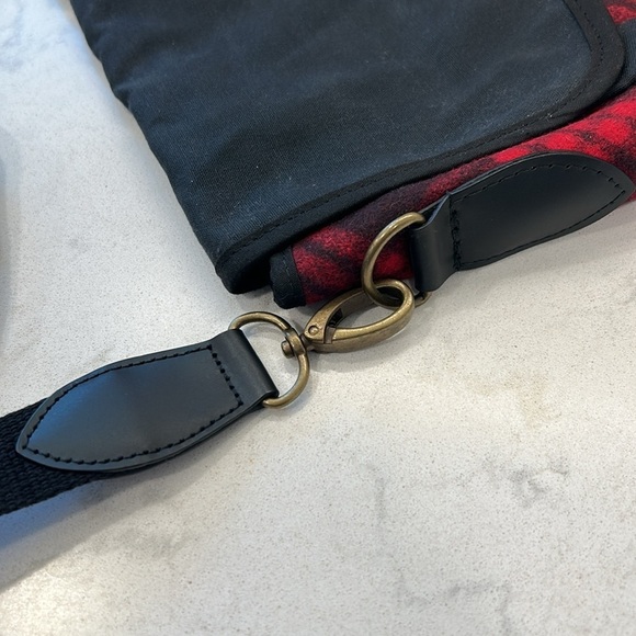 Stormy Kromer The Companion Purse Crossbody Messenger Wool Satchel Tartan Plaid - Picture 4 of 16